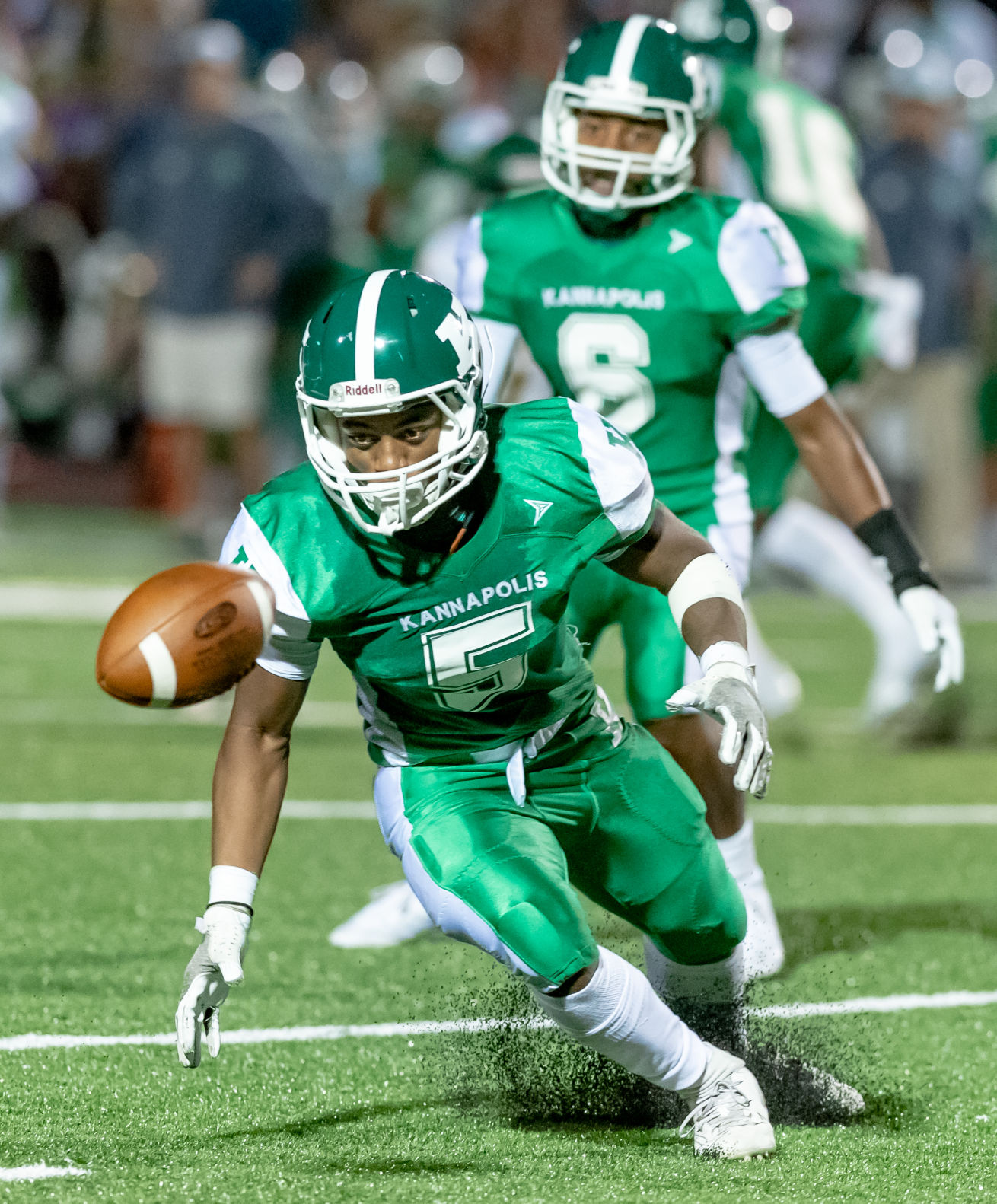 Friday night high school football action